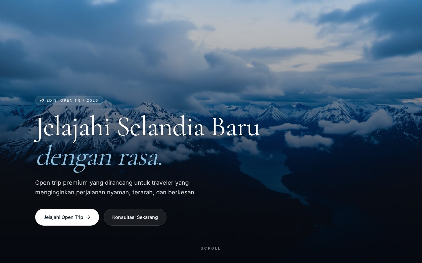 Website travel dan tour